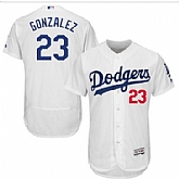 Los Angeles Dodgers #23 Adrian Gonzalez White 2016 Flexbase Collection Stitched Baseball Jersey DingZhi,baseball caps,new era cap wholesale,wholesale hats